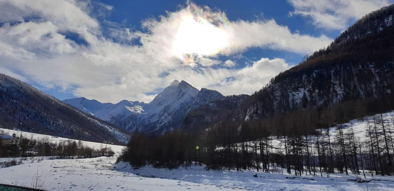 Le Studio Du Queyras Avec Vue Sur La Montagne Abriès Zewnętrze zdjęcie